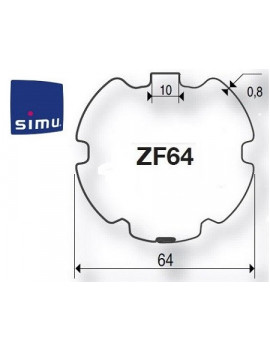 Bagues moteur Simu T5 - Dmi5 ZF 64 - 9521032 - Volet roulant