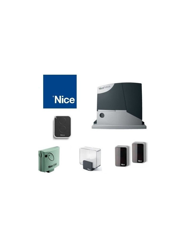 Nice - Motorisation Nice Robuskit 600 - RB600KCER01 - Portail coulissant Nice - Motorisation Nice Robuskit 600 - RB600KCER01 - Portail coulissant