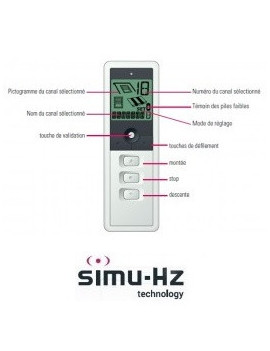 Telecommande Simu Hz Color multi - Simu 2007348