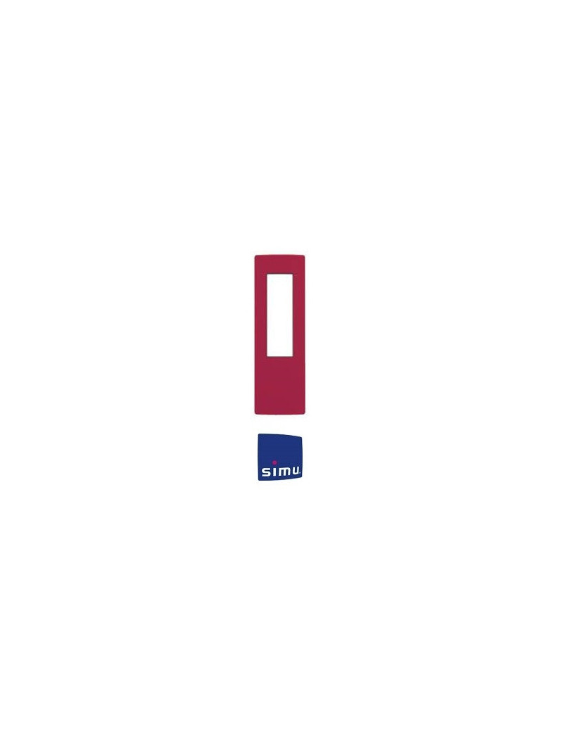 Cadre pour telecommande Simu Hz Rouge framboise - Simu 9019777