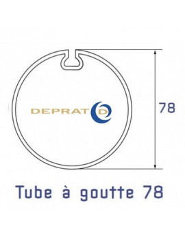 Bagues moteur Deprat Tube à goutte 78 - 050KTG78 - Volet roulant