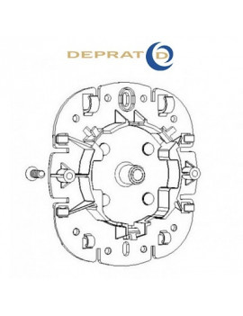 Support moteur Deprat Universel avec pion - 050SUP31K - Volet roulant