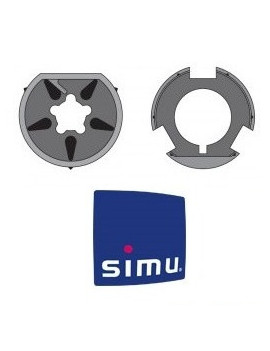 Bagues moteur Simu T6 - Dmi6 Octogonal 102 - 9530131 - Volet roulant