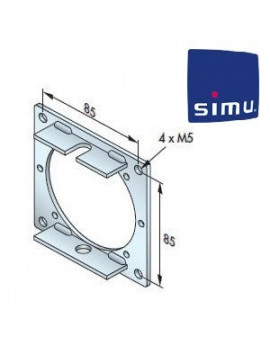 Support moteur Simu T6 - Plaque 100x100 - 9530018