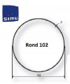 Bagues moteur Simu T5 - Dmi5 Rond 102x2 - 9521057 - Volet roulant