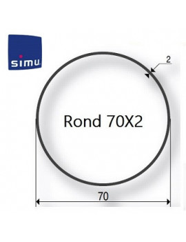 Bagues moteur Simu T6 - Rond 70x2 - 9530113 - Volet roulant