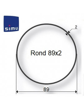 Bagues moteur Simu T6 - Dmi 6 Rond 89x2 - 9530123 - Volet roulant
