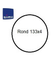 Bagues moteur Simu T6 - Dmi 6 Rond 133x4 - 9530127 - Volet roulant