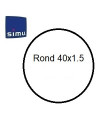 Bagues moteur Simu T3.5 Rond 40x1.5 - 9001497