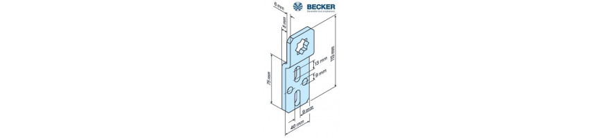 Becker - Supports moteur Becker L