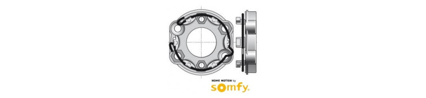 Somfy - Supports moteur Somfy LT50